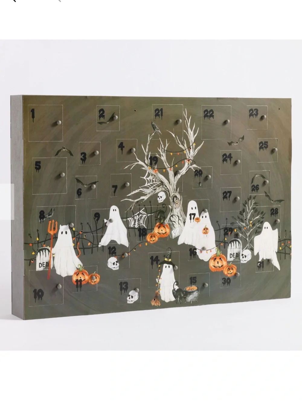 Pottery Barn Halloween Ghost Advent Calendar Brand New in Box